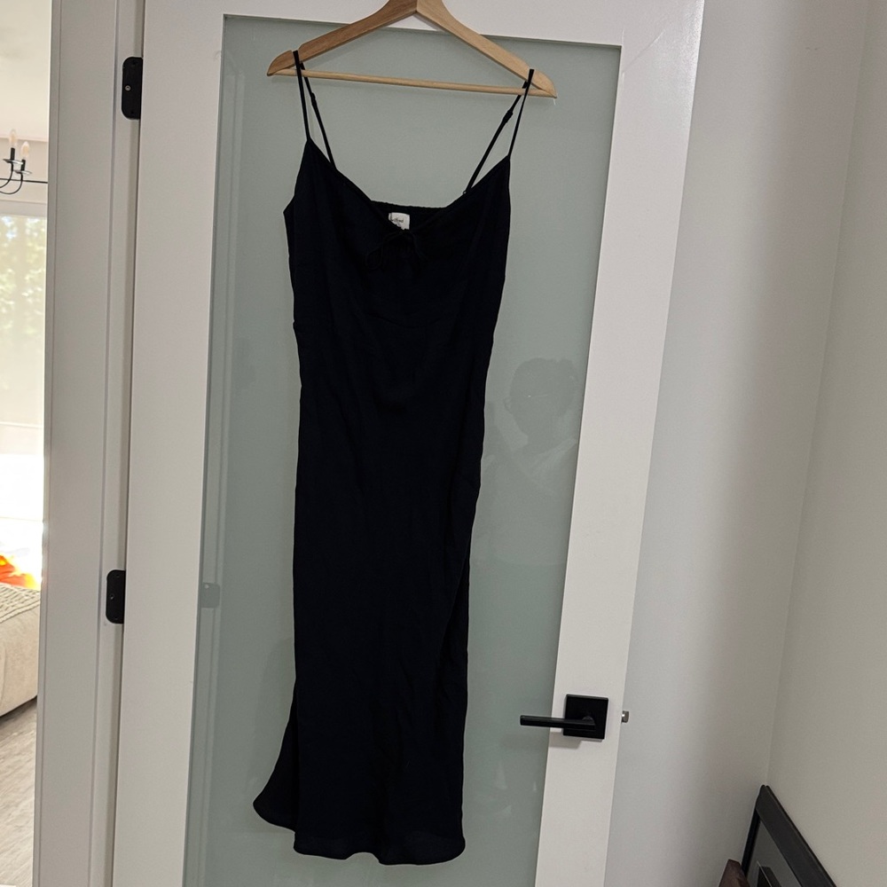 Aritzia Black Slip Dress - LINED